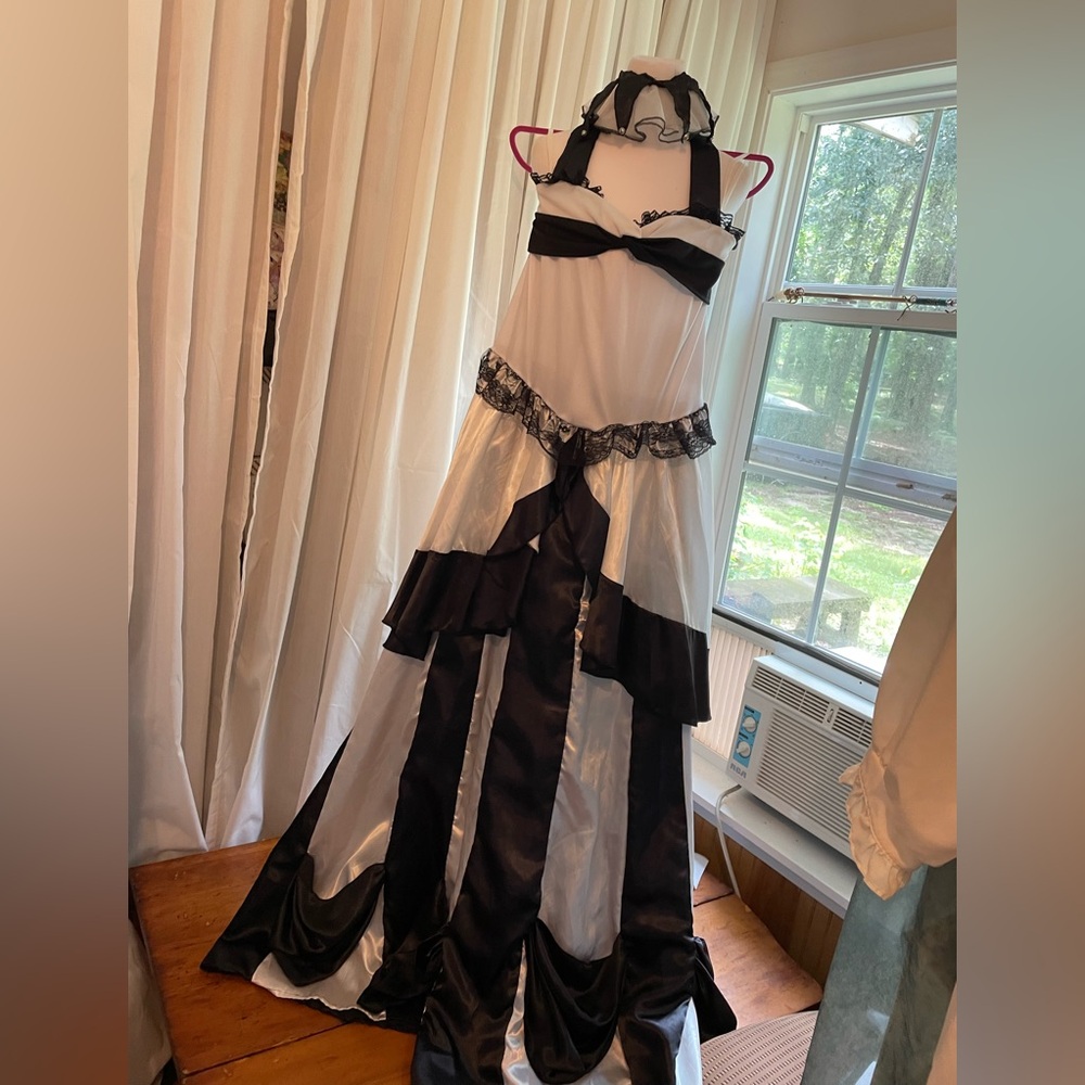 Black and White Women's Evening Gown - Brand: